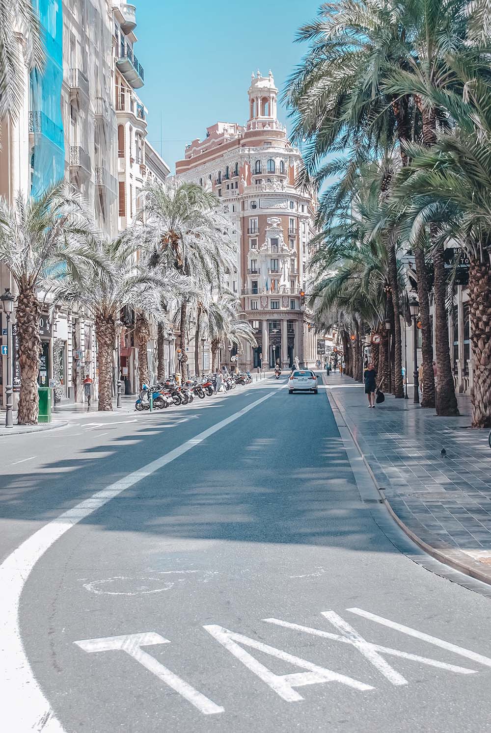 Straat in Valencia
